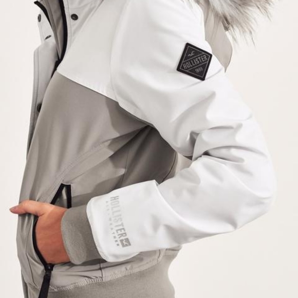 cozy lined bomber jacket